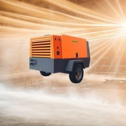 8 Bar Water Cooled Portable Diesel Air Compressor