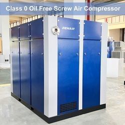 Oil Less Oilless Industrial Dry Rotary Screw Air Compressor Without Oil with 90bar